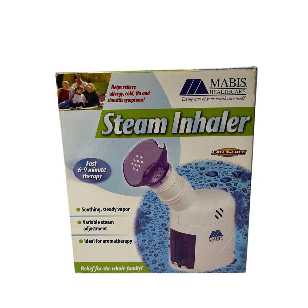 Mabis Personal Nasal Steam Inhaler Vaporizer Facial Steamer Respiratory Sinus